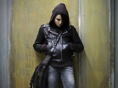 La actriz Noomi Rapace, como Lisbeth Salander.