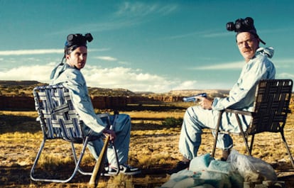 Imagen promocional de la serie Breaking Bad