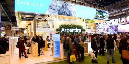 Estand de Argentina en la Feria Internacional de Turismo. Fitur-2018.