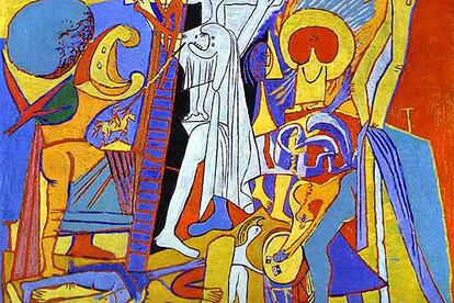 <i>La crucifixión<i> (1930), de Picasso.