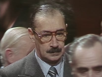 El militar y dictador Jorge Videla, en una imagen de 'El juicio'.