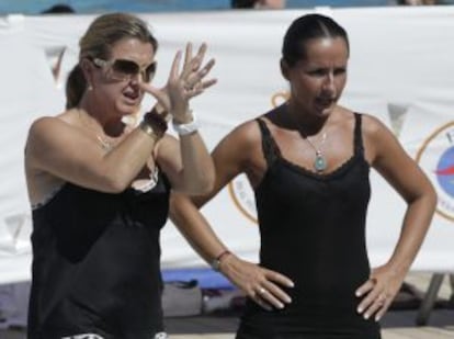 Tarrés y Albaicín, en un entrenamiento