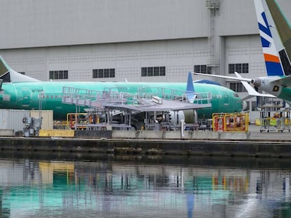 Aviones de la variante B737 MAX en la fábrica de Renton, Washington