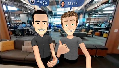 Hugo Barra y Mark Zuckerbeg