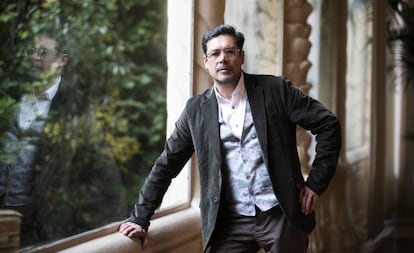 José Ángel Hevia, ayer, en la sede madrileña de la SGAE.