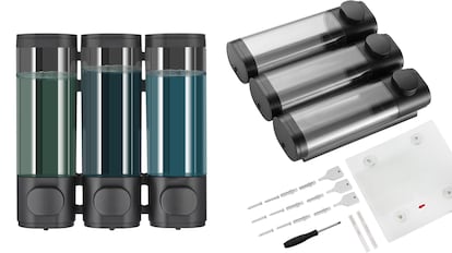 dispensador de jabon pared