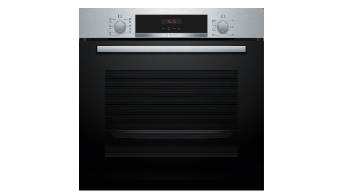 Horno integrable Bosch Serie 4 acabado en acero inoxidable.