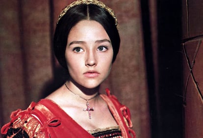 La actriz de origen argentino Olivia Hussey en 'Romeo y Julieta' de Franco Zeffirelli, en 1968.