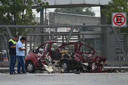 coches bomba que explotaron este martes en Guayaquil, Ecuador