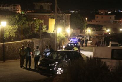 Calle del barrio de Palomares, en el municipio de Cuevas de Almanzora, en el que se ha producido los asesinatos.