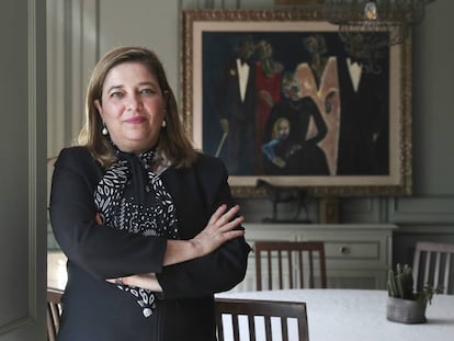 La presidenta del Colegio de México, Silvia Giorguli, en Madrid.