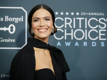La actriz y cantante Mandy Moore a su llegada a los Critics Choice Awards en Santa Mónica (California), en enero de 2020.