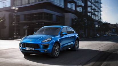 El porsche Macan, uno de los todoterrenos de la marca de coches deportivos