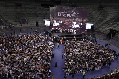Discurso inaugural de Pablo Iglesias en la plaza de Vistalegre (Madrid).
