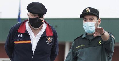 El comisario Villarejo abandona la carcel