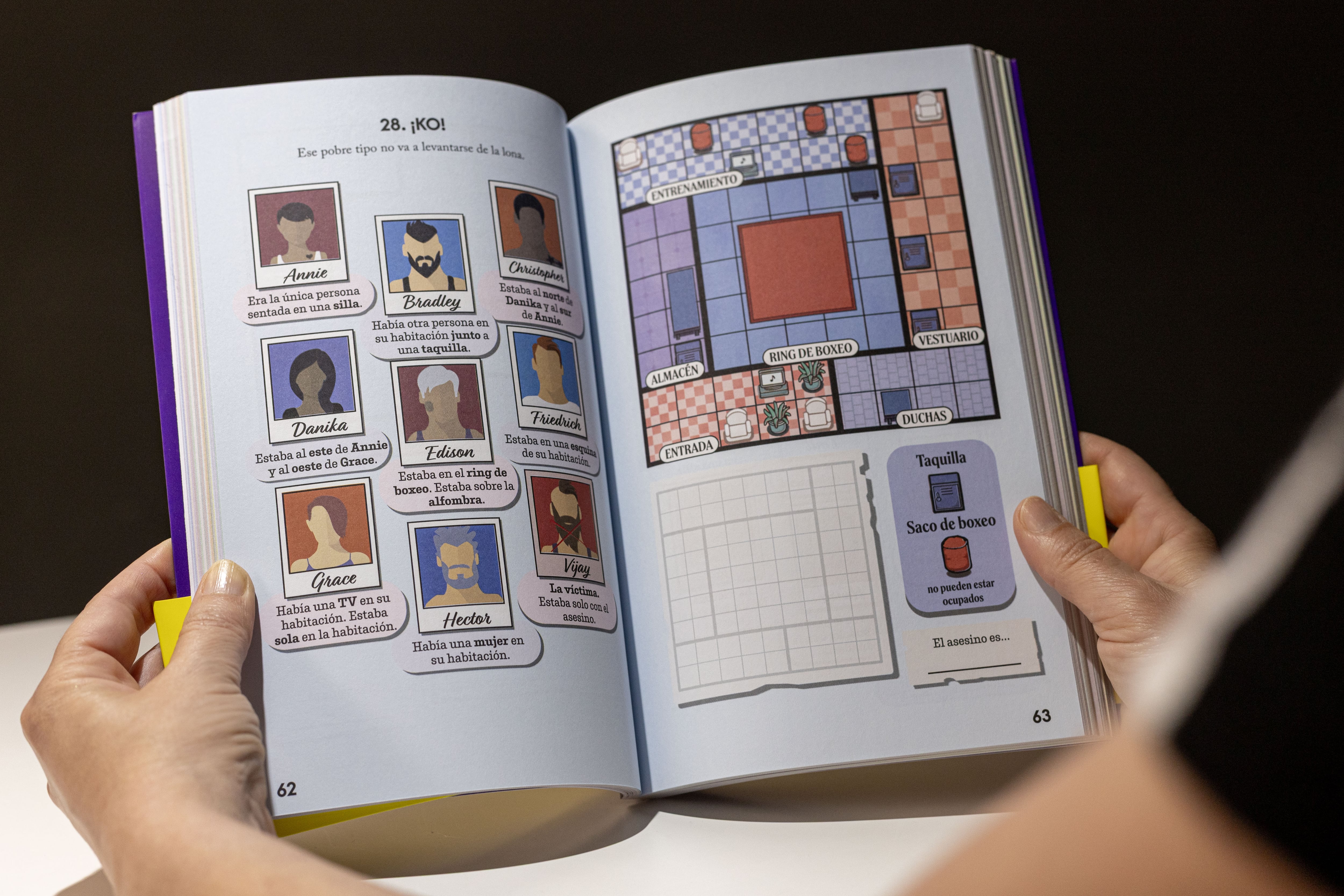 Páginas del libro 'Murdoku'.