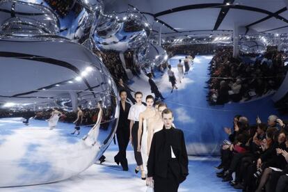 Desfile de Dior para el invierno de  2013.