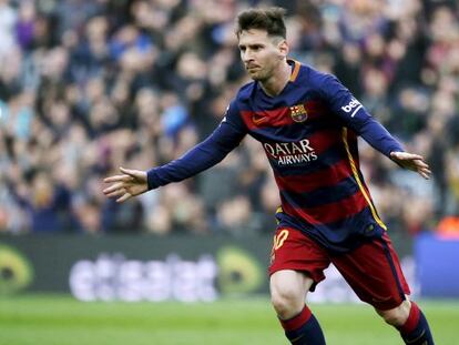 El futbolista argentino Leo Messi, del FC Barcelona