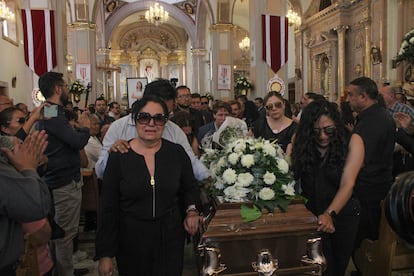 A mass for the candidate Gisela Gaytán, who was shot to death during a rally in Celaya, on April 1.