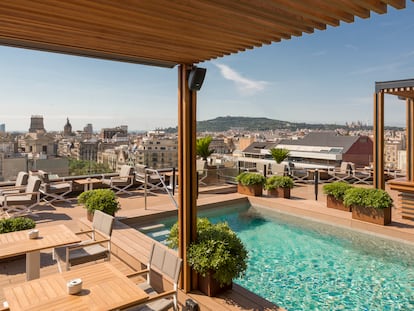 Barcelona, desde la terraza La Dolce Vitae del Hotel Majestic.