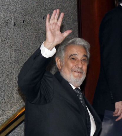 El tenor Plácido Domingo, presidente de la Federación Internacional de la Industria Discográfica.