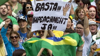 Protesto anti-Dilma, em novembro de 2014.