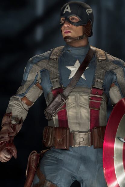 Chris Evans, protagonista de <i>Capitán América. El primer vengador, </i>que se estrena hoy.