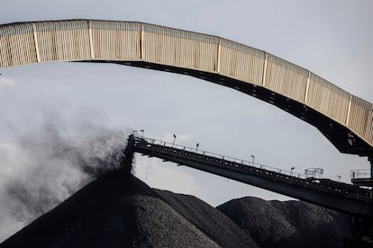 Imagen de la mina de carbón Impunzi en Sudáfrica, una instalación operada por Glencore.