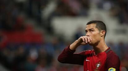 Cristiano Ronaldo, el pasado miércoles.