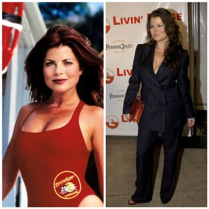 <strong>Quién.</strong> Se metió en la piel de Caroline Holden.
<strong>Qué pasó con ella.</strong> Yasmine Bleeth (Nueva York, 1969) era tan dulce cuando interpretaba a Caroline Holden en 'Los vigilantes' que nadie podía imaginar los problemas que tenía en la vida real. La despidieron porque acudía al rodaje, o bien bebida, o bien resacosa. Sus desengaños sentimentales no ayudaron a centrarse en su vida. Tuvo una turbulenta relación con Matthew Perry, de 'Friends', y luego inició otra con el también actor Richard Grieco, al que pilló con una ex. Yasmine se vino abajo y cayó en las redes de la cocaína. La rehabilitación no fue muy bien y, tras una detención por conducir en estado de embriaguez, fue condenada a dos años de prisión.