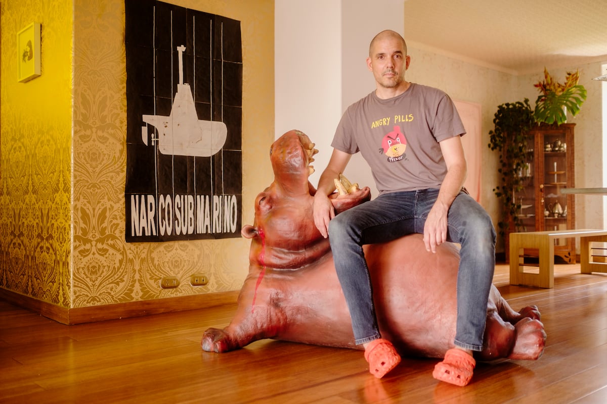 A fungus in Pablo Escobar’s hippopotamus dung: a work of art as a path against depression