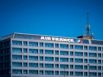 Sede de Air France-KLM, cerca del aeropuerto Charles de Gaulle en París.