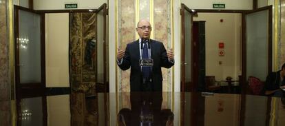 El ministro de Hacienda, Cristóbal Montoro.