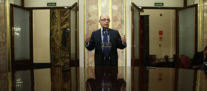 El ministro de Hacienda, Crist&oacute;bal Montoro. 