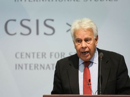 El expresidente del Gobierno, Felipe Gonz&aacute;lez. 