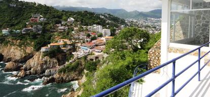 Vistas de la costa de Acapulco.