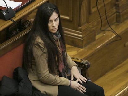 Rosa Peral, durante el juicio en la Audiencia de Barcelona.