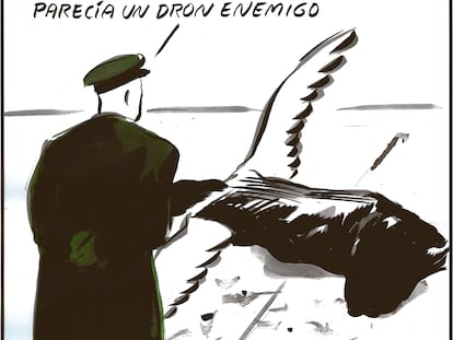 El Roto: ¿Dron o ángel?