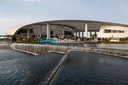 The SoFi Stadium at Inglewood.