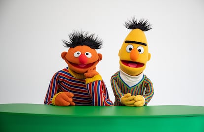 Epi y Blas, conocidos originalmente como Ernie y Bert, en una imagen de 2023.