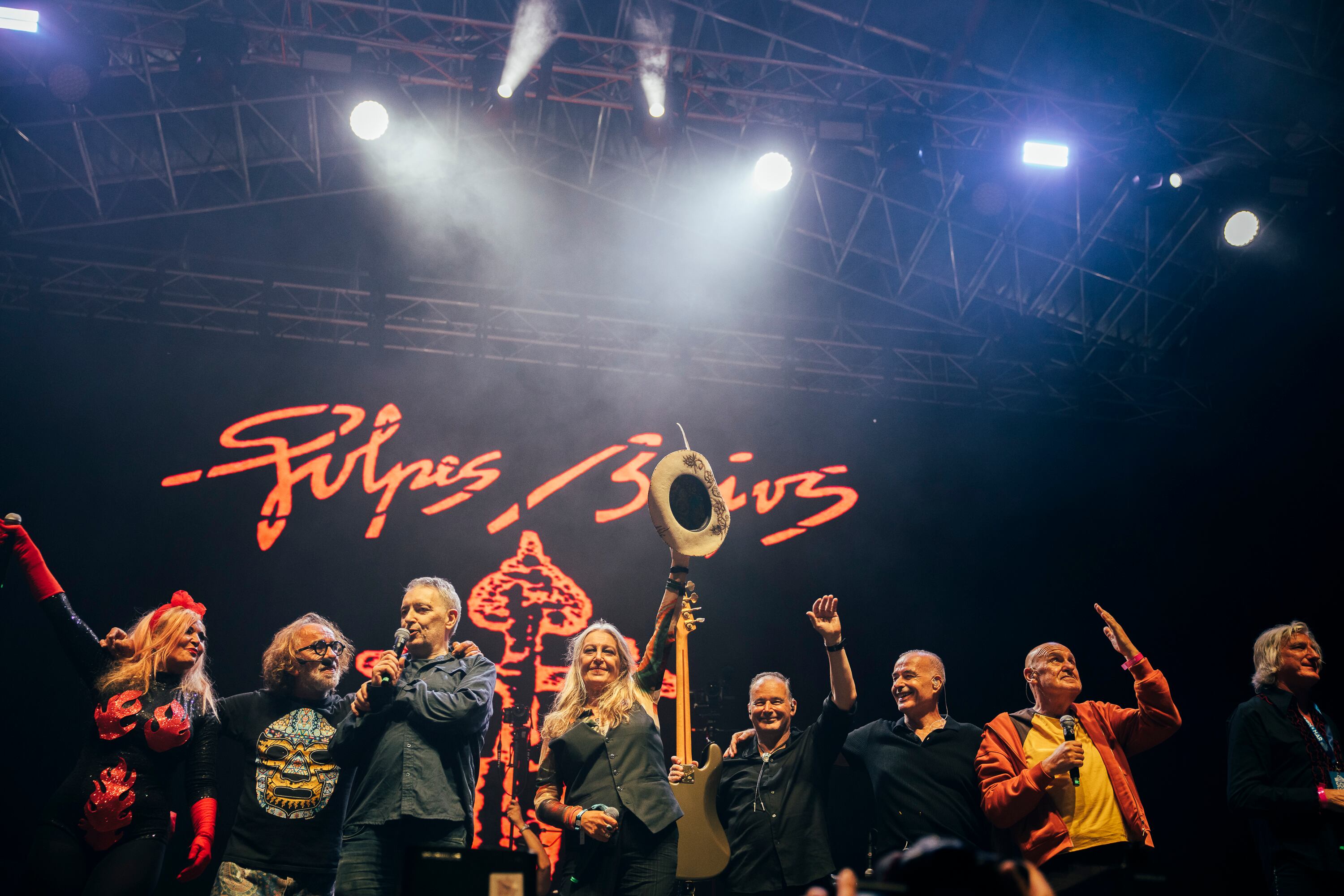  Silvia Superstar, Miguel Costas, Mercedes Ferrer, Alberto Comesaña, Antón Reixa y Tony Lomba.