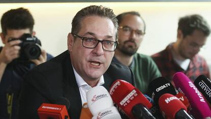 El populista austríaco Heinz-Christian Strache.