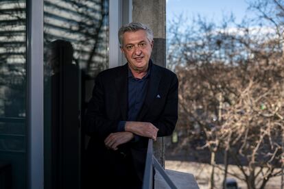 Filippo Grandi, alto comisionado de Acnur, fotografiado el sábado en la sede del organismo en Madrid.