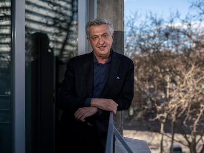 Filippo Grandi, alto comisionado de Acnur, fotografiado el sábado en la sede del organismo en Madrid.