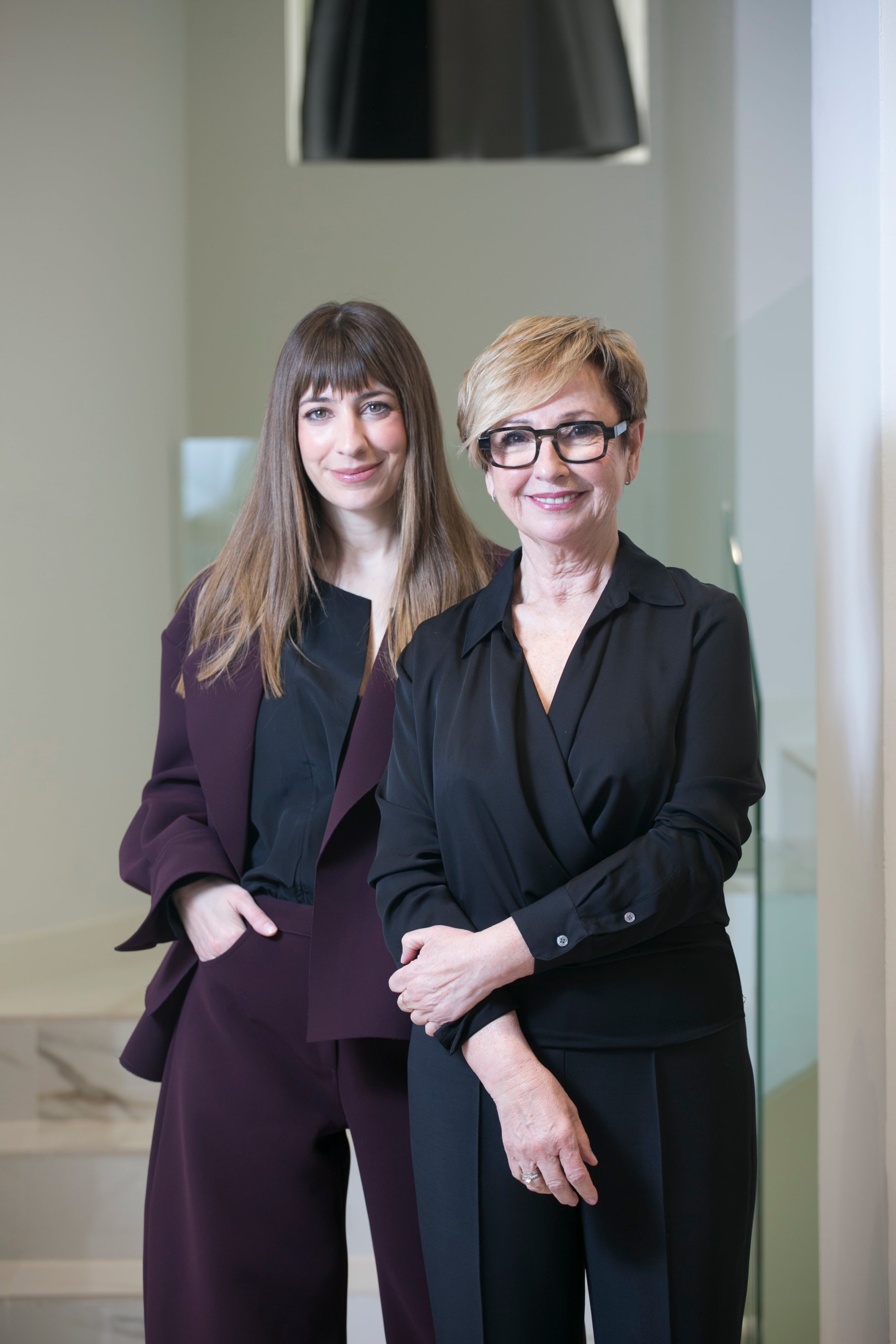 Isabel Sanchís y Paula Maiques, en Madrid.