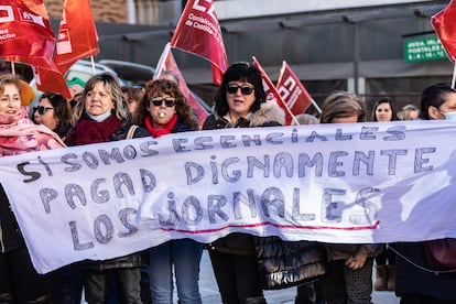 Las mujeres lideran la protesta laboral