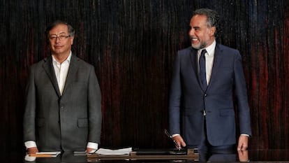 Gustavo Petro y Armando Benedetti, en agosto 2022