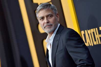 El actor, director y productor George Clooney, de 58 años, en la presentación de la miniserie 'Catch-22', en California, en mayo.