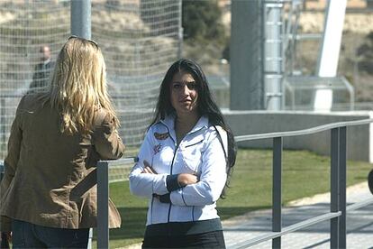 Patricia Teixeira, la dietista del Real Madrid en las instalaciones donde se entrena el equipo.