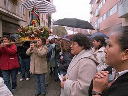 Procesión de la Virgen Nuestra Señora del Quinche